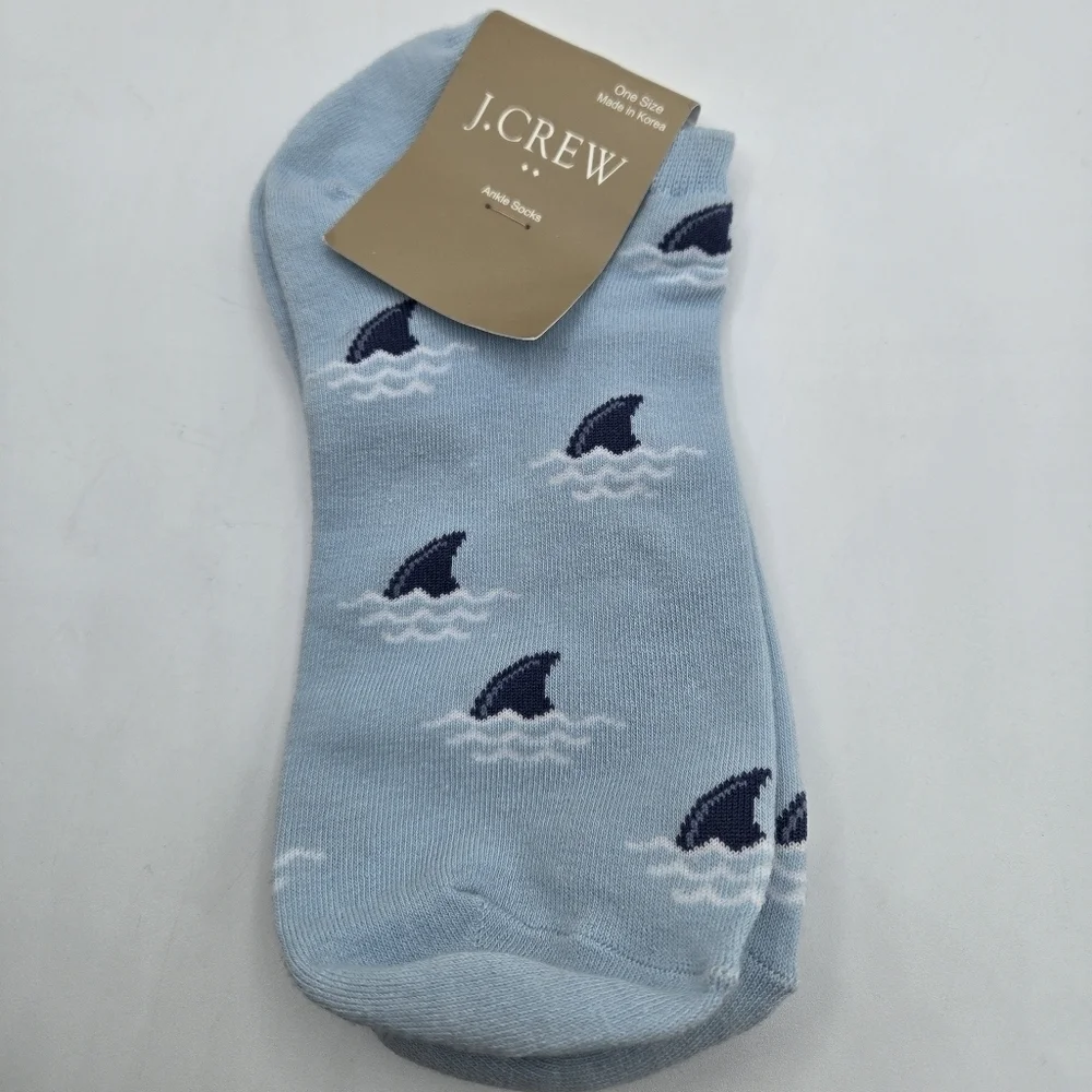 J Crew Shark Fin Ankle Socks